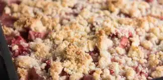 Crumble aux fraises avec Thermomix