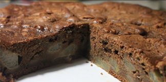 Gâteau aux poires et chocolat