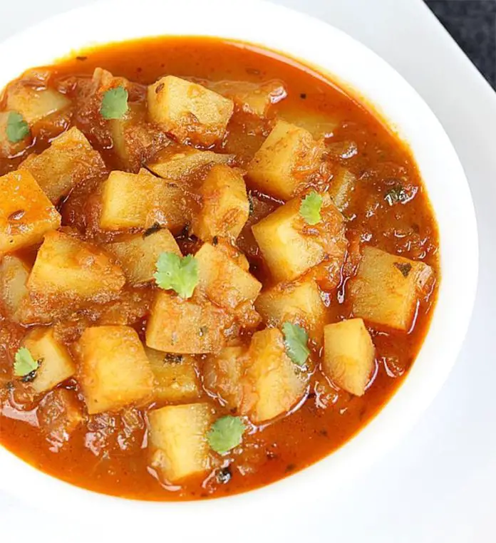 Curry de pommes de terre avec Thermomix