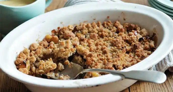 Crumble aux pommes avec Thermomix