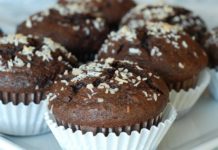 Muffins chocolat à la noix de coco