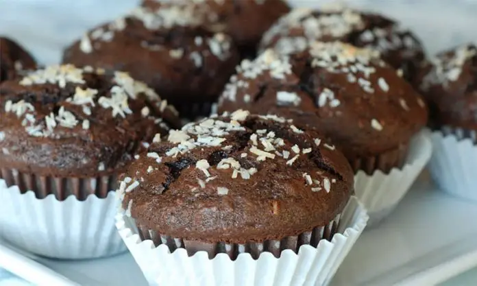 Muffins chocolat à la noix de coco