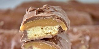 Twix fait maison avec Thermomix