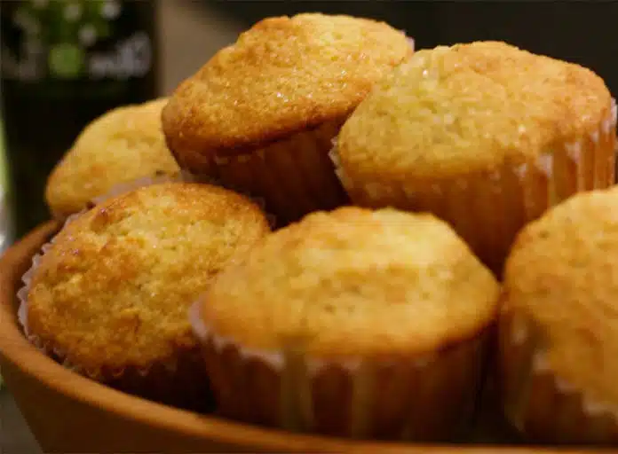 Muffins au citron et au miel