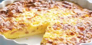 Quiche lorraine sans pâte