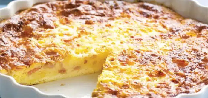 Quiche lorraine sans pâte