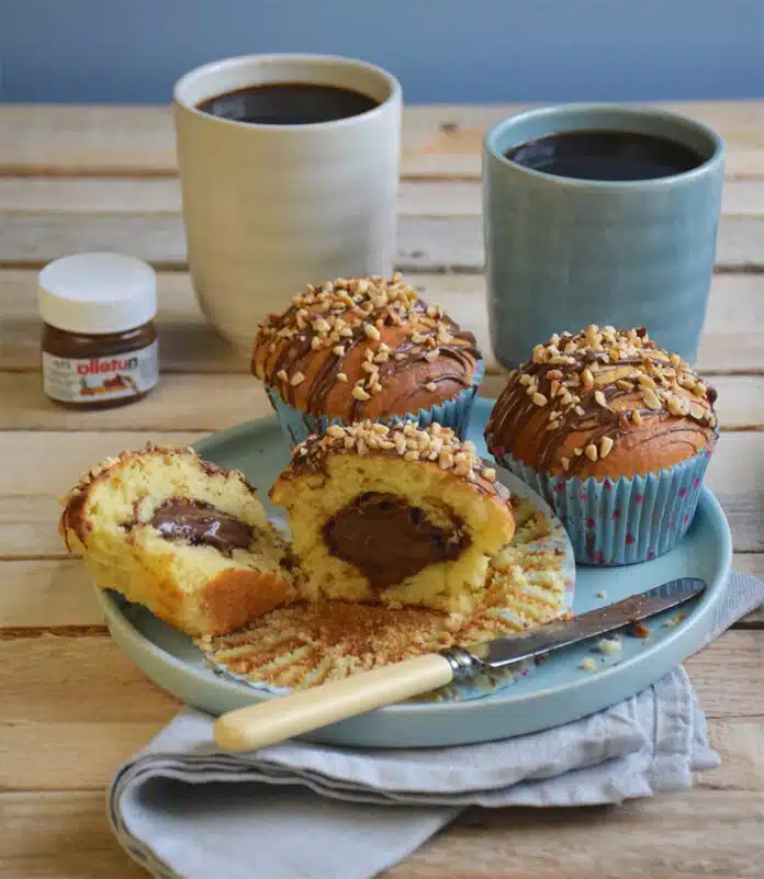 Muffins au Yaourt et Nutella