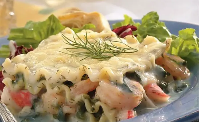 Lasagnes aux fruits de mer