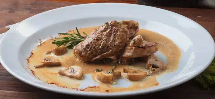 Escalope de Veau aux Champignons