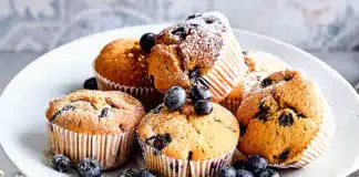 Muffins aux myrtilles