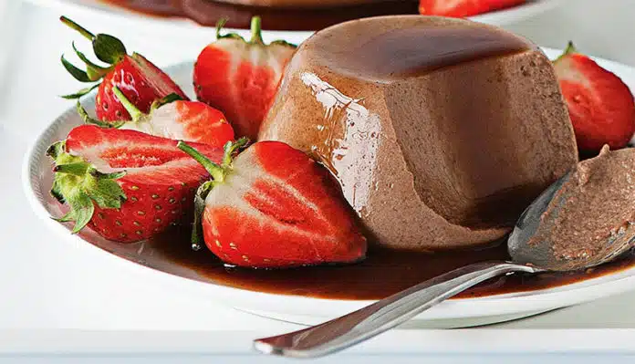 panna cotta au chocolat