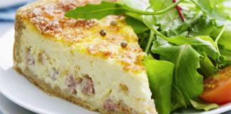 Quiche Lorraine sans pâte