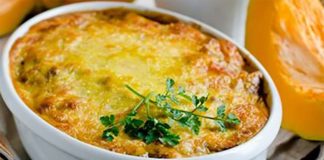 Gratin de poisson au potiron