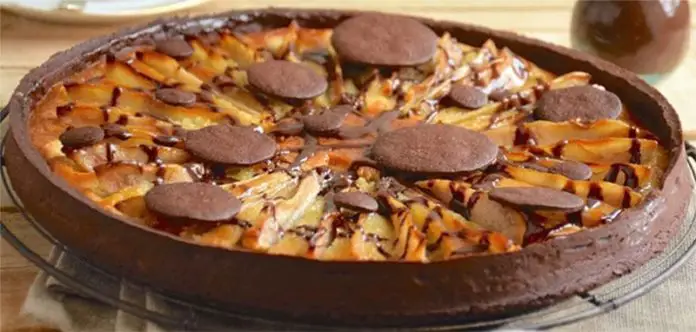 Tarte aux Poires et au Chocolat