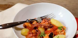 Ragoût de poulpe à la tomate