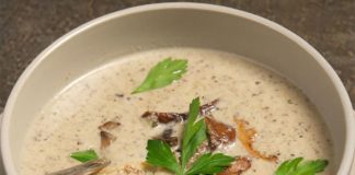 Soupe Aux Poireaux et aux Champignons