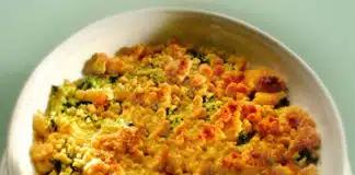 Crumble de courgette au poulet