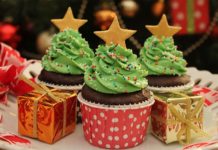 Cupcakes Sapin de Noël