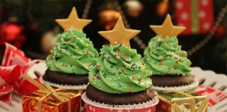 Cupcakes Sapin de Noël