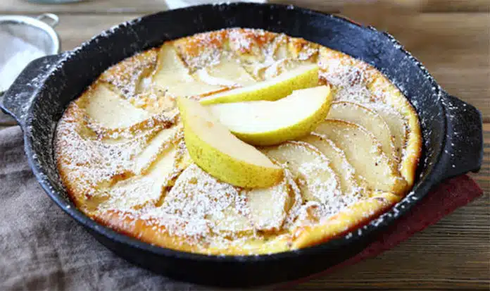 Clafoutis aux poires