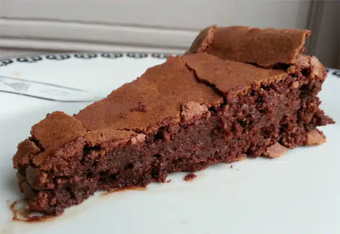 Gâteau au chocolat croquant