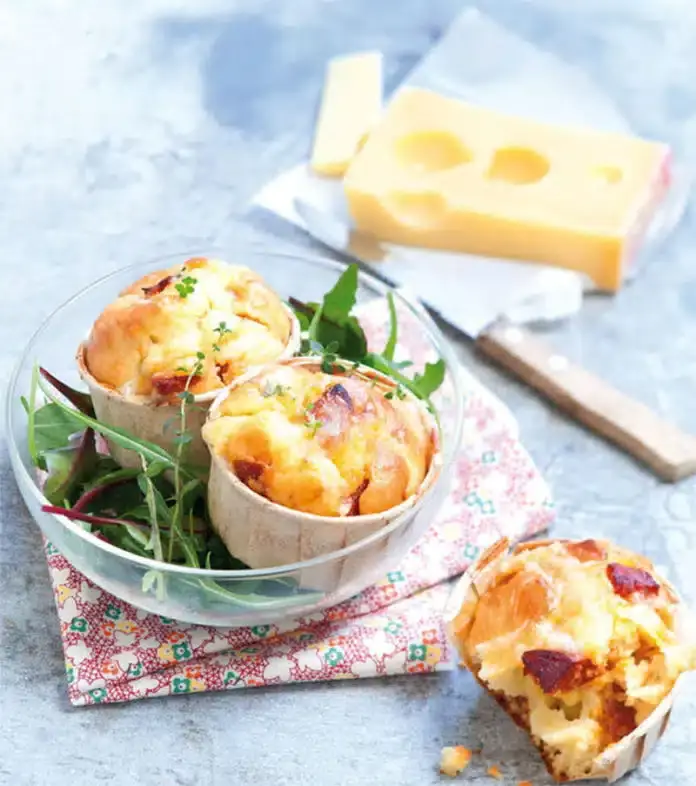 Muffins aux 4 fromages
