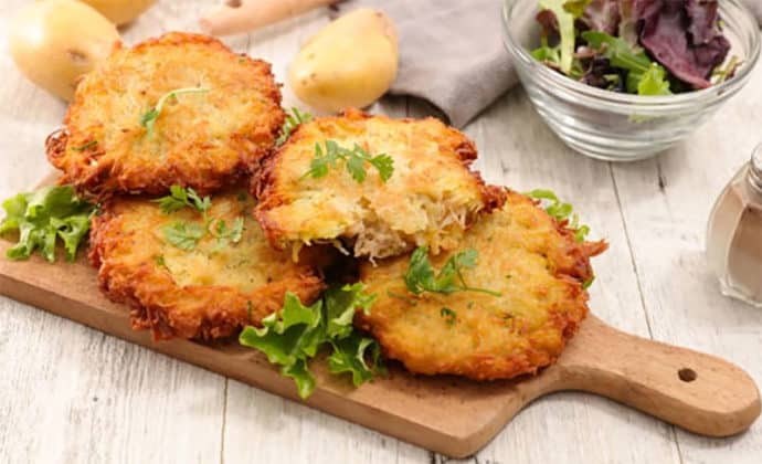 Röstis de pomme de terre au four - CuisineThermomix - Recettes