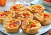 Mini-quiches aux tomates cerises et fromage