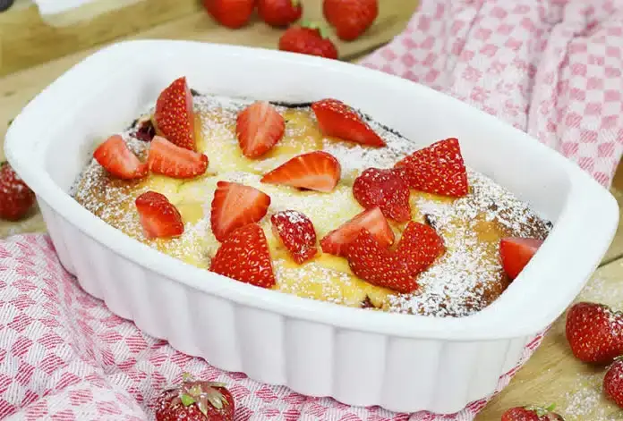 Clafoutis aux fraises