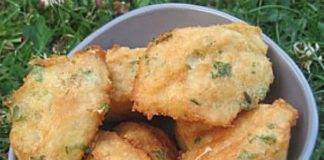 Croquettes de morue et courgettes