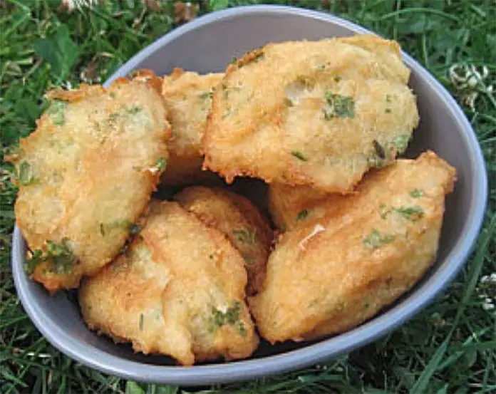 Croquettes de morue et courgettes