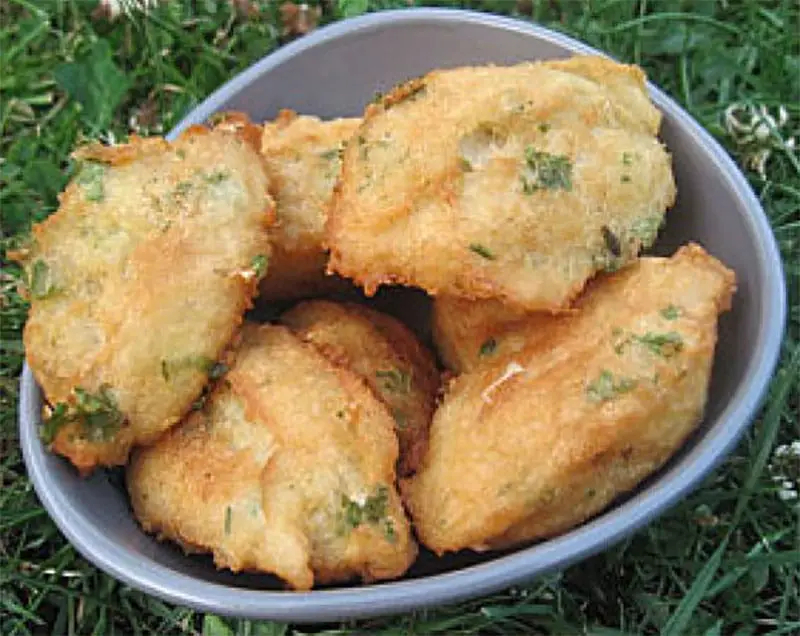 croquettes de morue et de courgettes