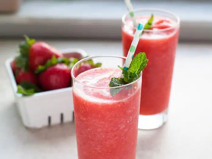 Mojito aux fraises