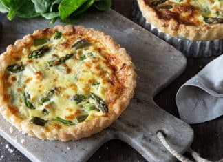 Tarte aux Asperges et Chèvre frais