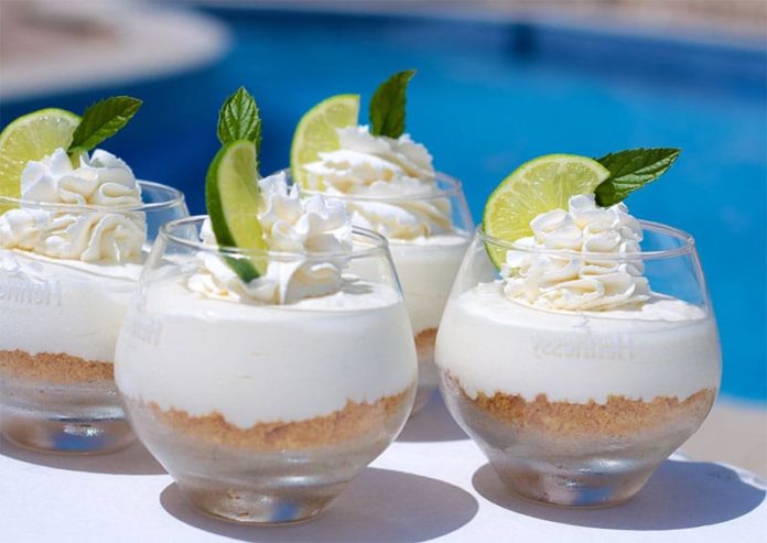 Cheesecake Mojito en Pots