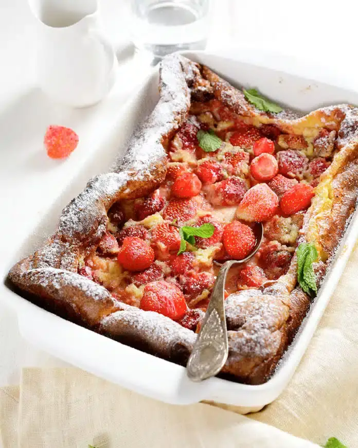 Clafoutis à la fraise