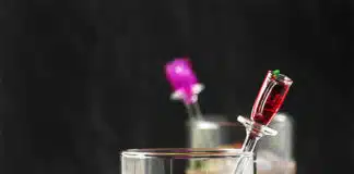 Cocktail vodka fraise