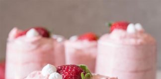 Mousse aux fraises