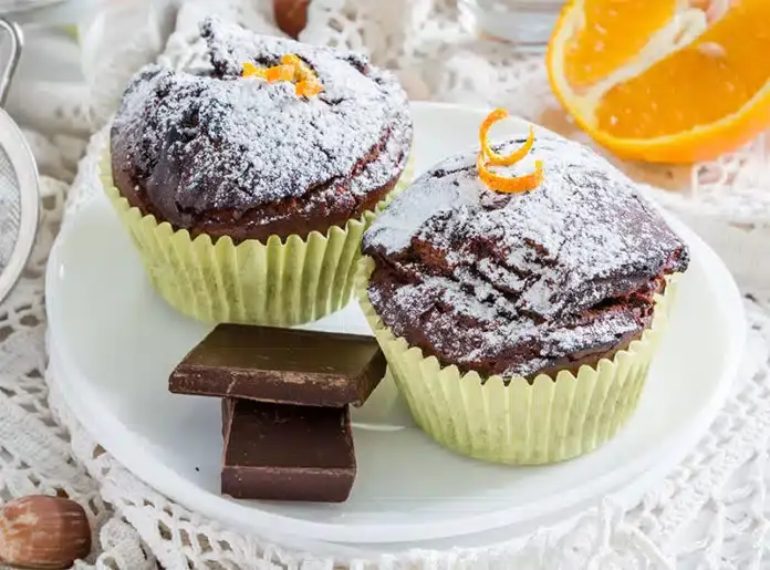 Muffins au chocolat et à l’orange