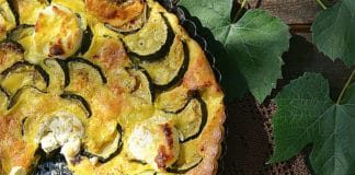 Clafoutis de courgettes au chèvre