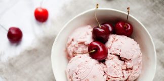 Crème Glacée aux Cerises