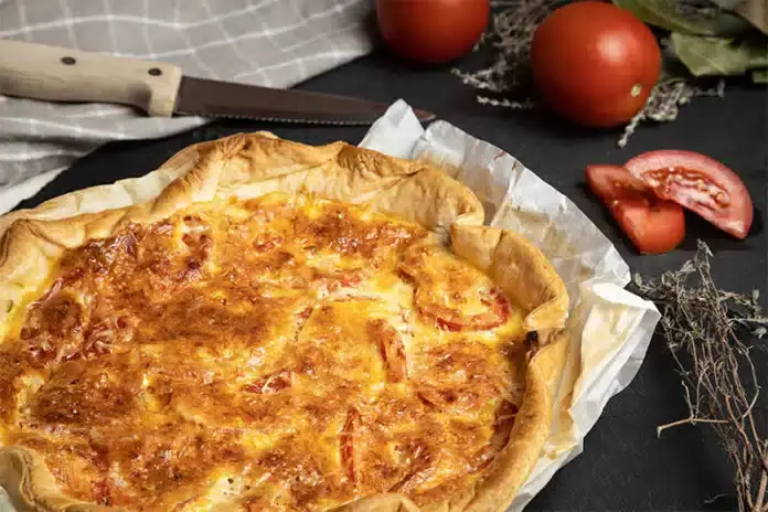 Quiche au thon et à la tomate