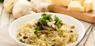 Risotto crémeux aux champignons