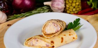 Crêpes au jambon et fromage