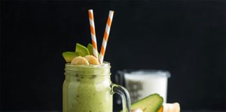 Smoothie avocat banane