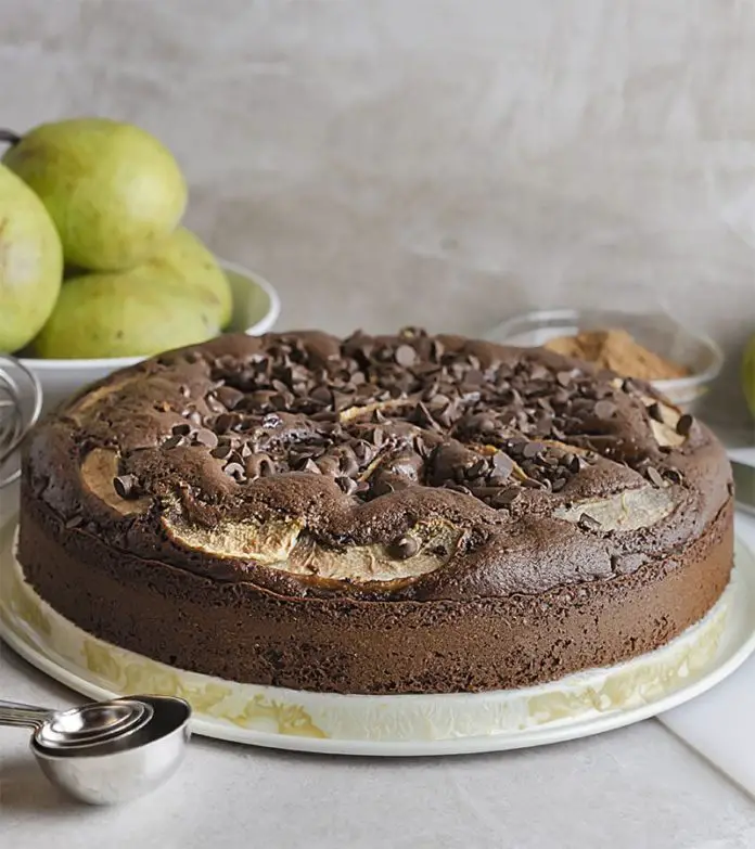 Gâteau Chocolat Poires