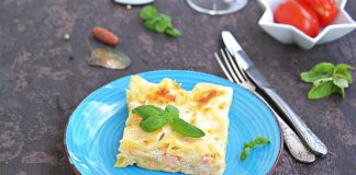 Lasagne au saumon et poireaux