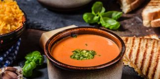 Velouté de tomates à l’italienne