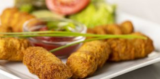 Croquettes de pommes de terre et mortadelle