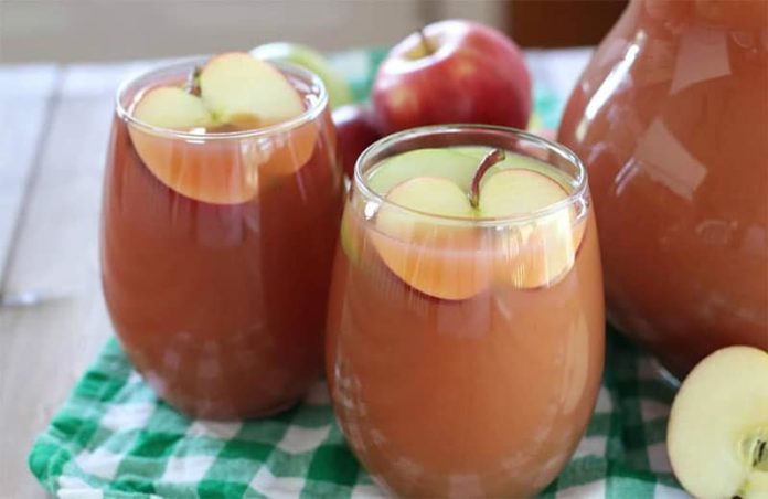 Jus de fruits bénéfique d’automne